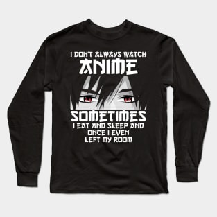 Anime Art For Women Teen Girls Men Anime Merch Anime Lovers Long Sleeve T-Shirt